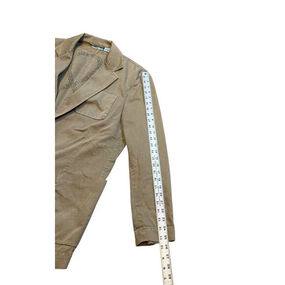 Gene Meyer Field Jacket Utility Coat Safari Blazer Men's Size Large - 44 -Cotton - Picture 6 of 8